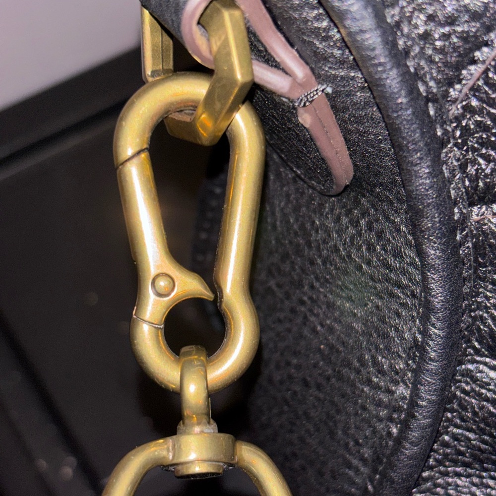 orYANY Sarah Leather Bag with Gold Accents - Picture 13 of 17